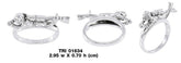 Diver Sterling Silver Ring  TRI1634